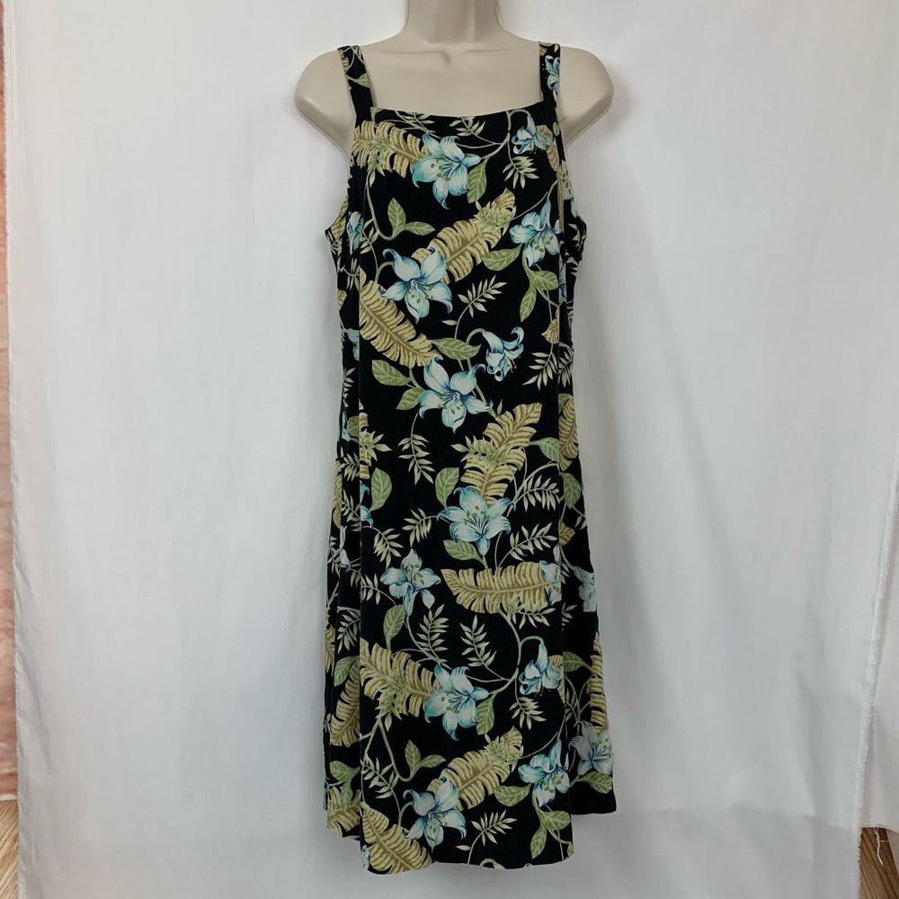 Coldwater Creek Dress Size 12 Silk Floral Print